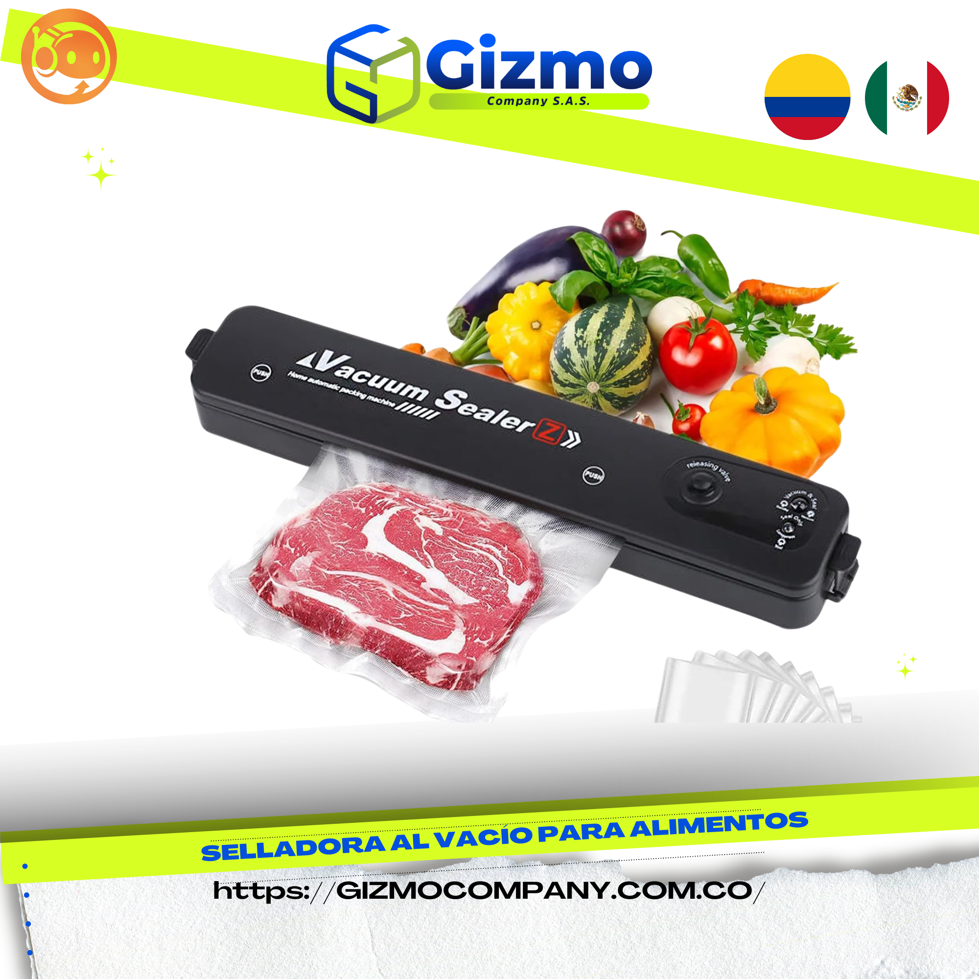 Selladora al Vacío para Alimentos